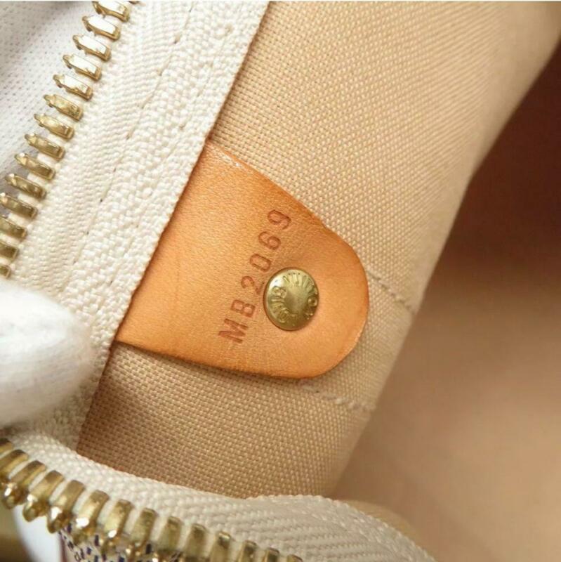 Louis Vuitton Keepall Bandouliere 55 Damier Azur White Coated Canvas Travel Bag