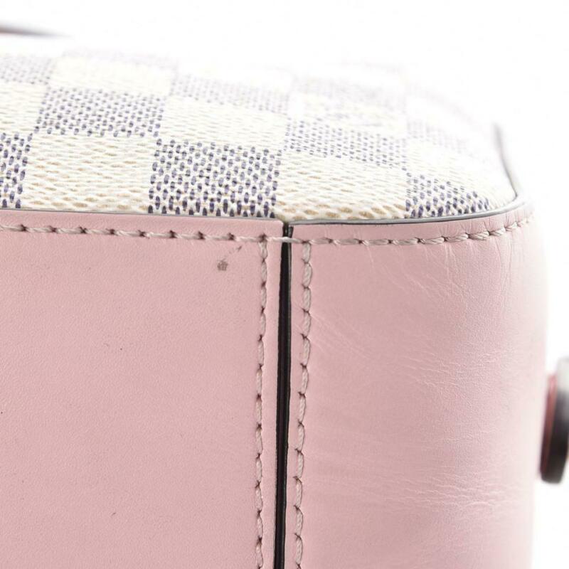 White Louis Vuitton Damier Azur Saintonge Crossbody Bag – Designer Revival