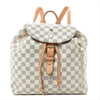 Louis Vuitton Sperone Rose Ballerine White Damier Azur Canvas Backpack