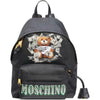 Moschino Money Teddy Black Polyurethane Backpack