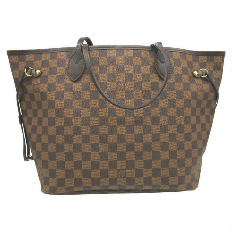 Louis Vuitton Neverfull Mm Rose Ballerine Brown Damier Ébène Canvas