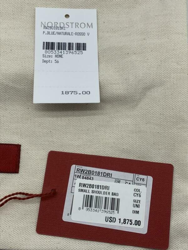 Valentino Shoulder Small Rockstud Blue Leather Cross Body Bag