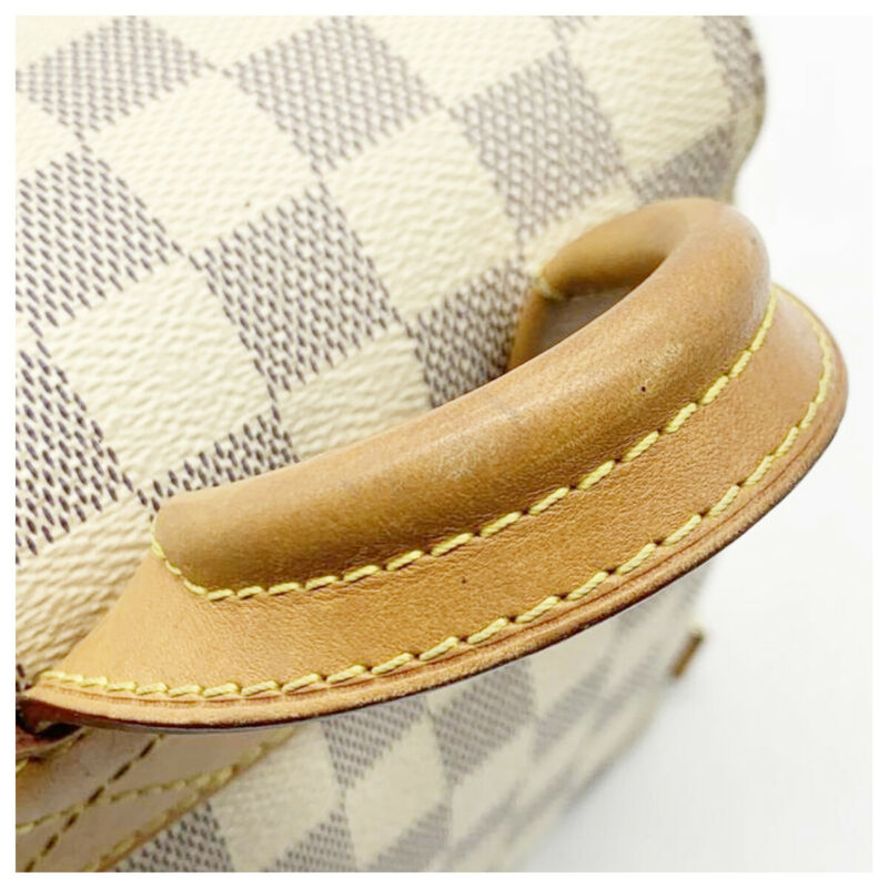 Louis Vuitton Sperone Bb White Damier Azur Canvas Backpack