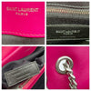 Saint Laurent Monogram Loulou Medium Calfskin Freesia Pink Leather Shoulder Bag