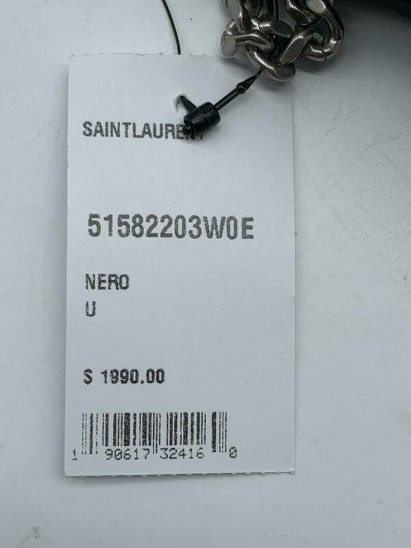 Saint Laurent Monogram Shoulder Sunset Small Black Leather Cross Body Bag