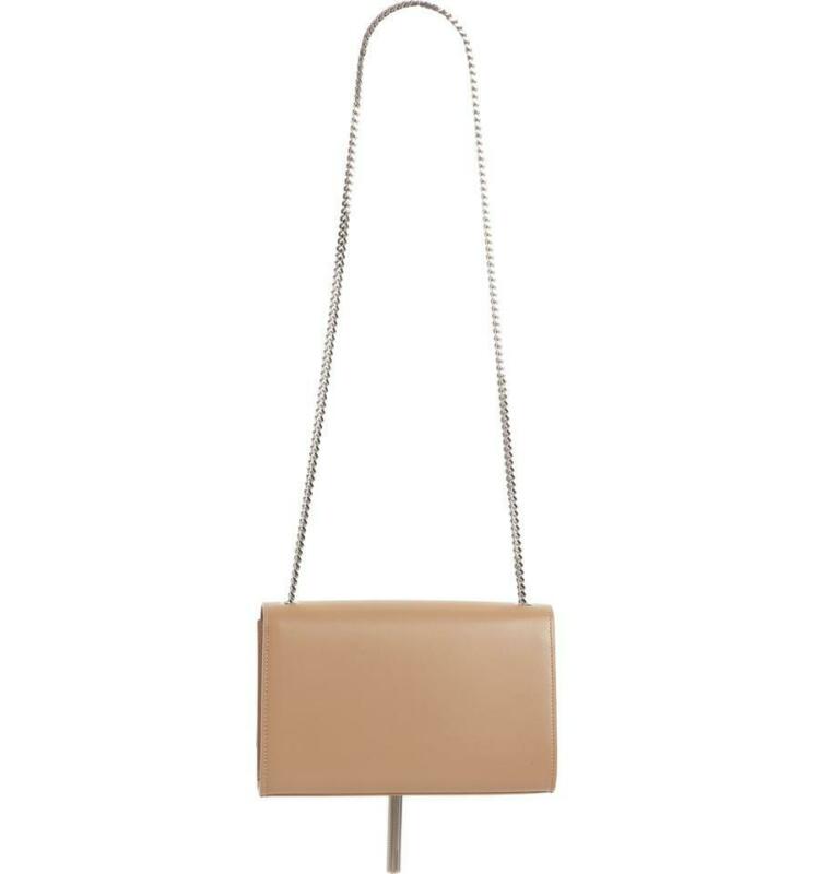 Saint Laurent Monogram Kate Medium Tassel Taupe Fonce Beige Leather Cross Body
