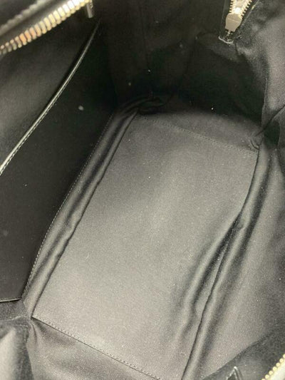 Saint Laurent Monogram Loulou Bowling Medium Black Calfskin Leather Shoulder Bag