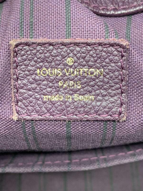 Louis Vuitton Arty Purple Monogram Empreinte Leather Hobo Bag