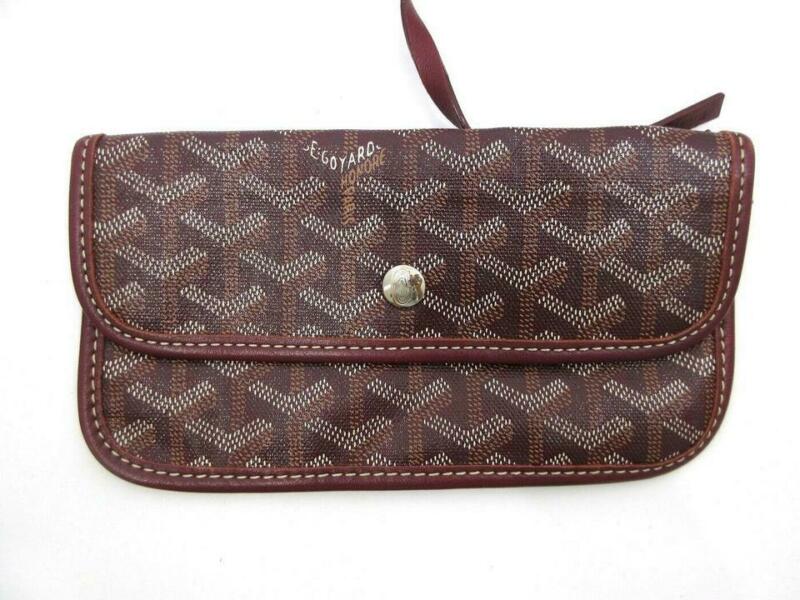 Goyard Saint Louis Pm Bordeaux Special Edition Red Coated Canvas Tote