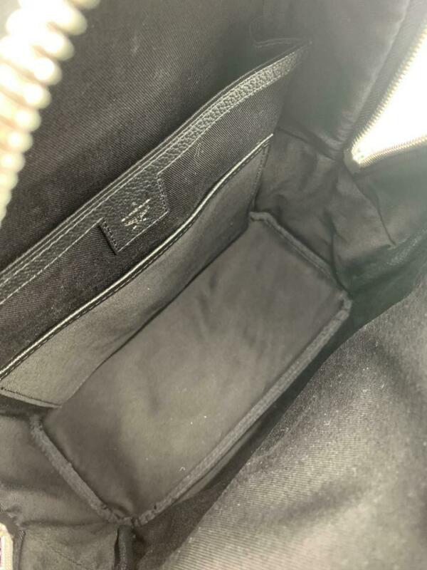 MCM Small Visetos Canvas Black Leather Backpack