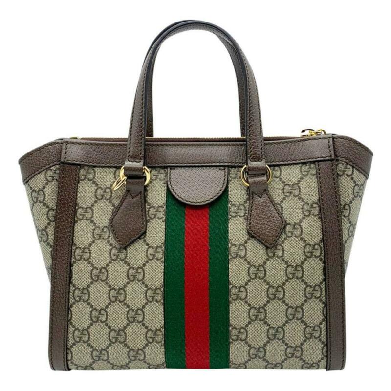 Gucci Bag Ophidia Small Brown Gg Supreme Canvas Tote