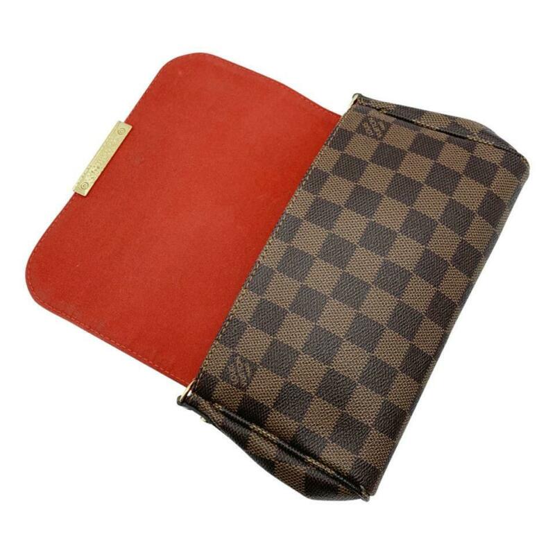 Louis Vuitton Favorite Pm Brown Damier Ébène Canvas Shoulder Bag