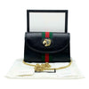 Gucci Mini Rajah Black Leather Cross Body Bag