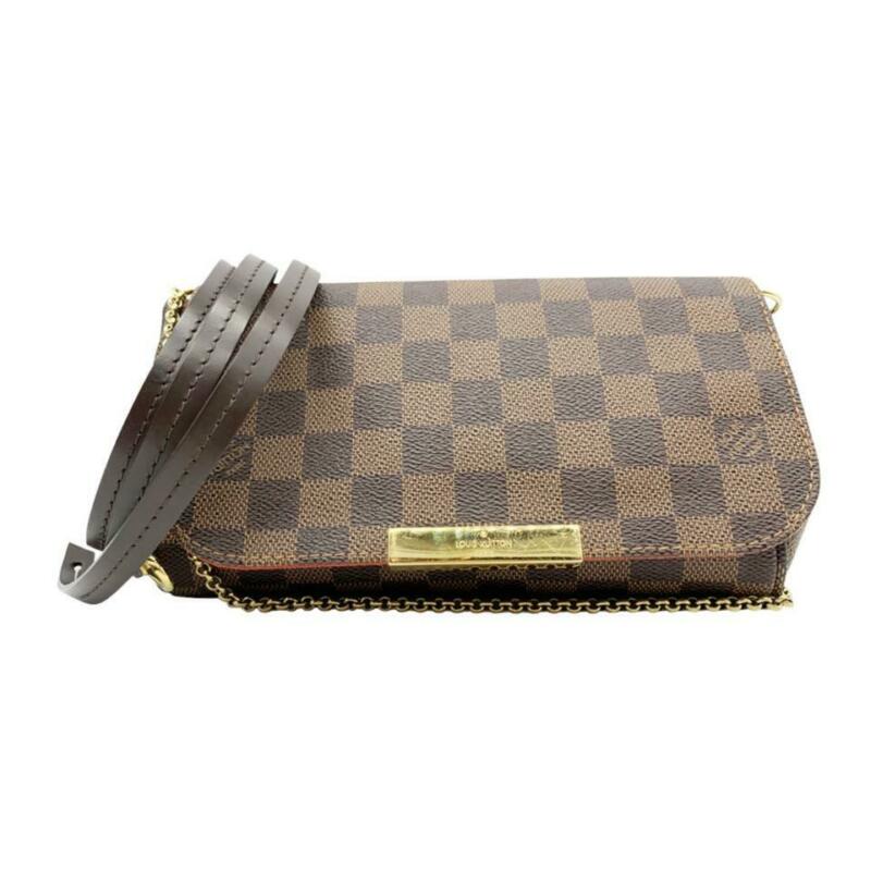 Louis Vuitton Favorite Pm Brown Damier Ébène Canvas Shoulder Bag