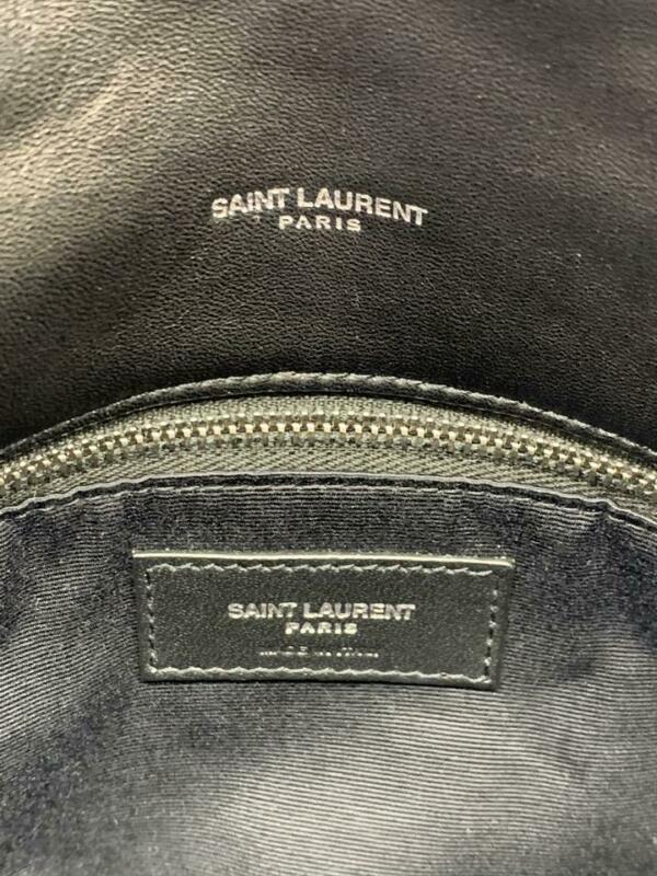 Saint Laurent Monogram Loulou Puffer Black Leather Shoulder Bag