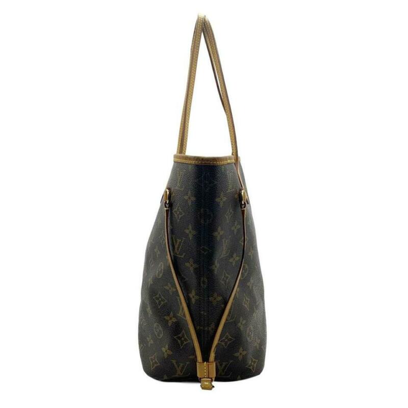 Louis Vuitton Neverfull Mm Pivoine Brown Monogram Canvas Tote
