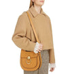 Chloé Medium Tess Brown Leather Shoulder Bag
