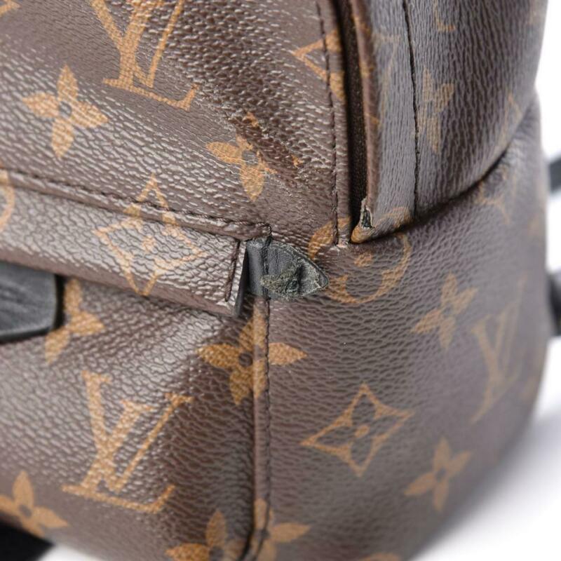Louis Vuitton Palm Springs Backpack Mini Brown Monogram Canvas Shoulder Bag