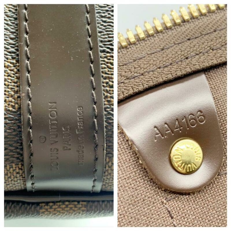 Louis Vuitton Keepall Bandouliere 55 Brown Damier Ébène Canvas Weekend/Travel