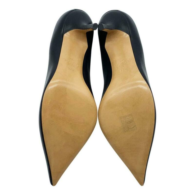 Valentino Black Rouge Bond 37.5 Pumps Size US
