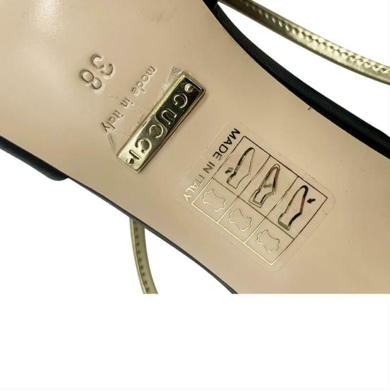 Gucci Black Daphne Bow Slingback Sandals