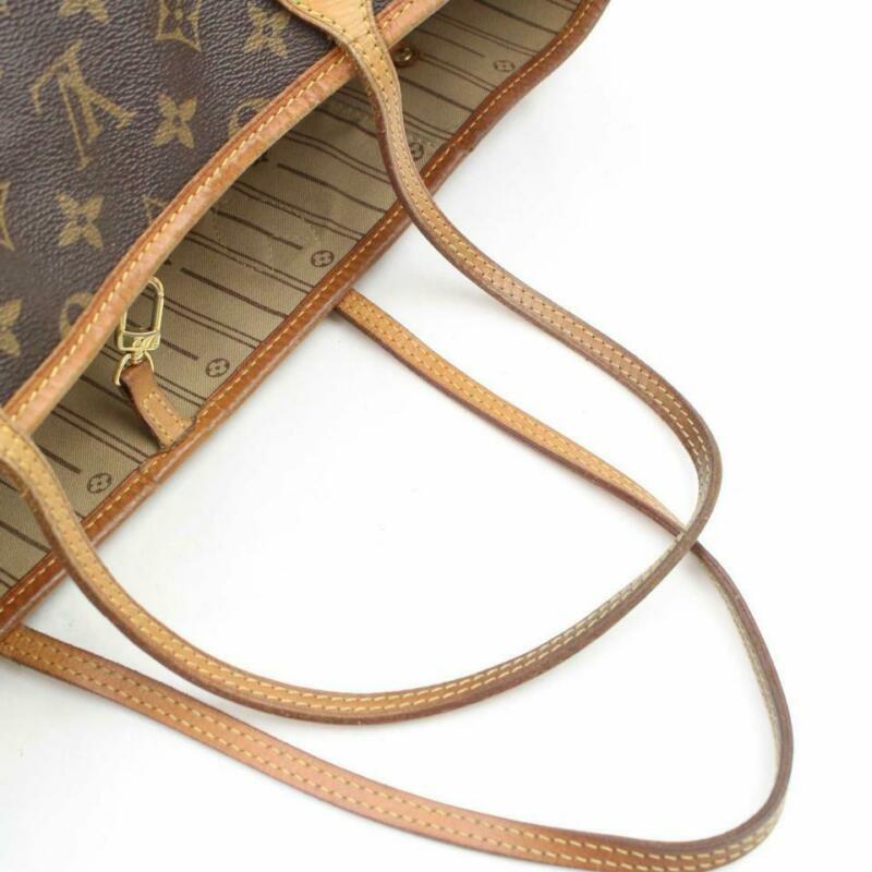 Louis Vuitton Neverfull Gm Brown Monogram Canvas Tote