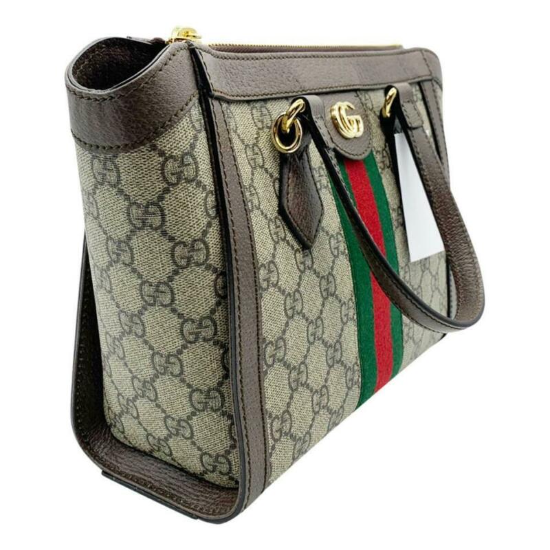 Gucci Bag Ophidia Small Brown Gg Supreme Canvas Tote