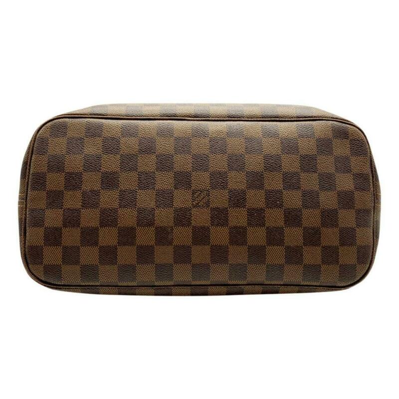 Louis Vuitton Neverfull Mm Rose Ballerine Brown Damier Ébène Canvas Tote