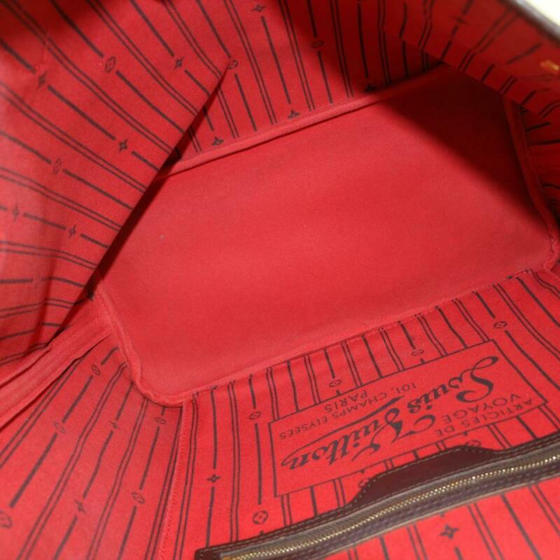 Louis Vuitton Neverfull Mm Brown Damier Ébène Canvas Tote