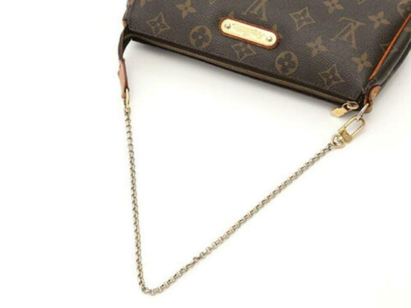 Louis Vuitton Pochette Eva Brown Monogram Canvas Cross Body Bag