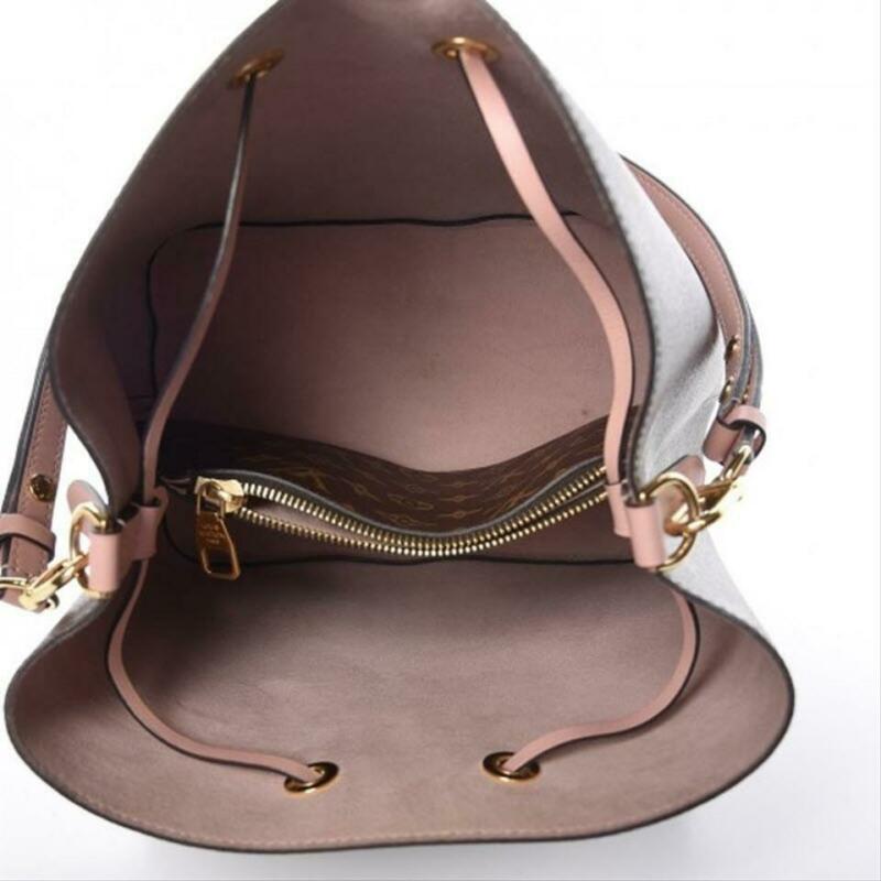 Louis Vuitton Neonoe Rose Poudre Pink Monogram Canvas Shoulder Bag