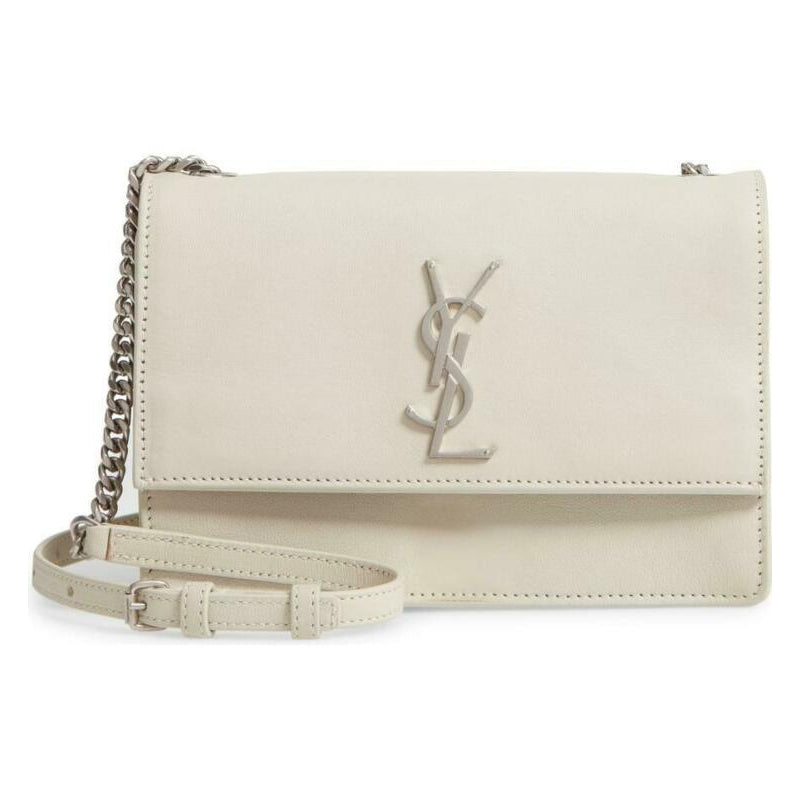 Saint Laurent Sunset Small Cremasoft Leather Shoulder Bag