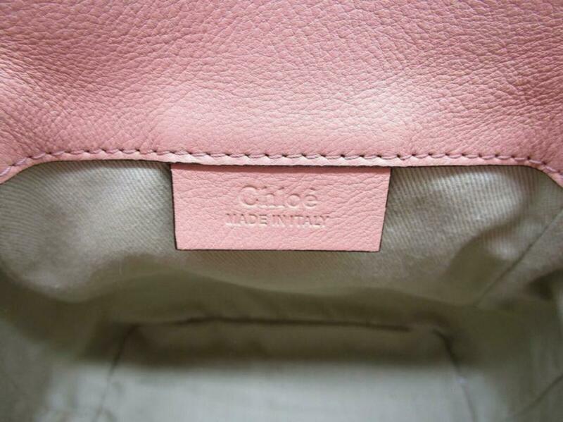 Chloé Faye New Ideal Blush Pink Suede Leather Backpack