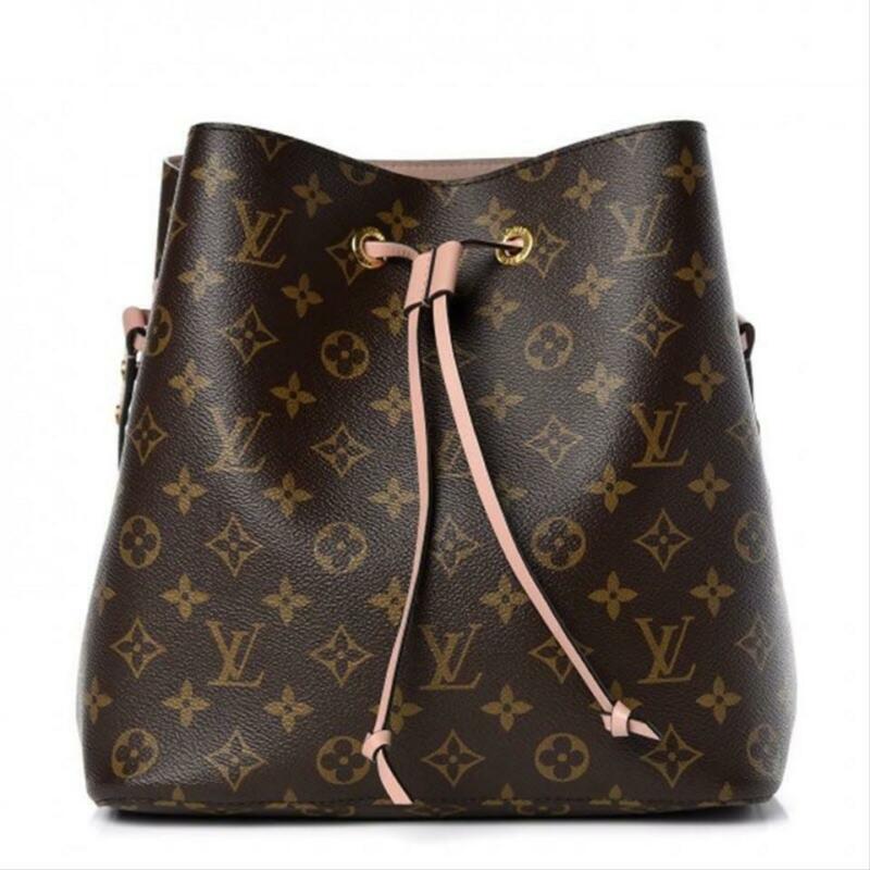 Louis Vuitton Neonoe Rose Poudre Pink Monogram Canvas Shoulder Bag