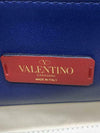 Valentino Shoulder Small Rockstud Blue Leather Cross Body Bag