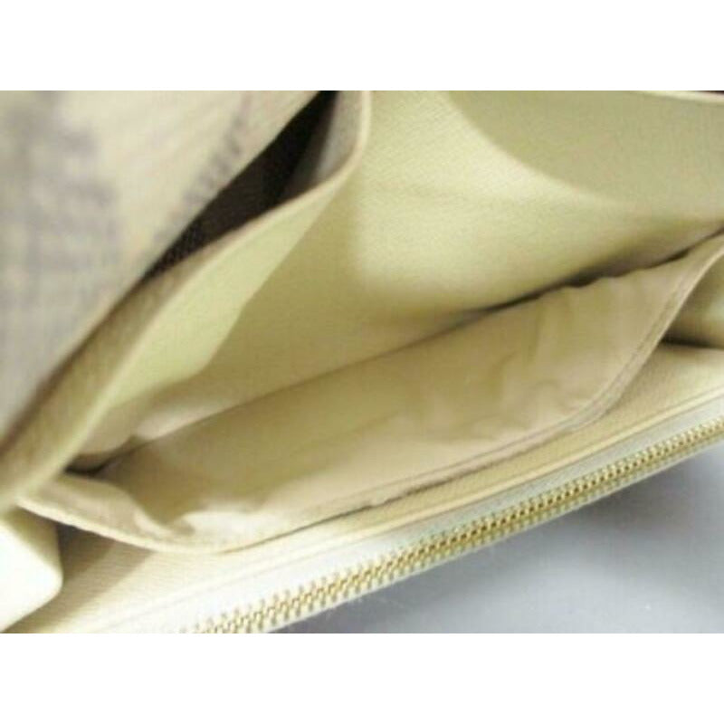 Louis Vuitton White Emilie Damier Azur Wallet