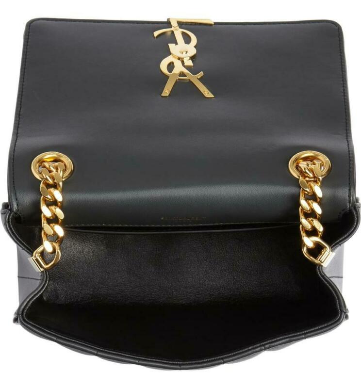 Saint Laurent Shoulder Vicky Medium Monogram Matelasse Algae (Dark Green)