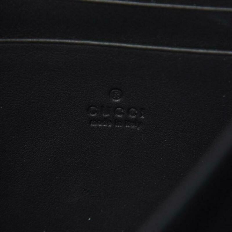 Gucci Chain Wallet Dionysus Mini Black Suede Leather Cross Body Bag