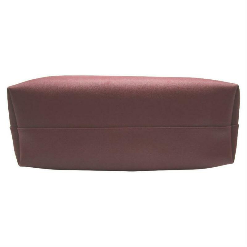 Saint Laurent Monogram Shopping Pallisandre Lacquer Red Leather Tote