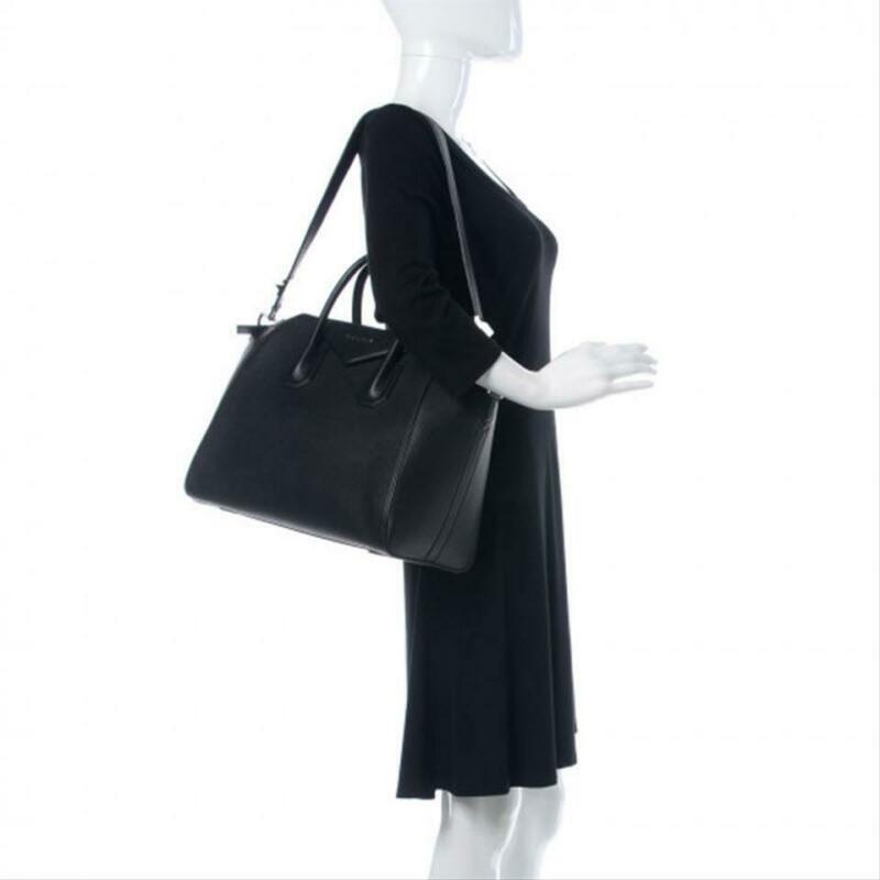 Givenchy Medium Sugar Antigona Black Leather Satchel
