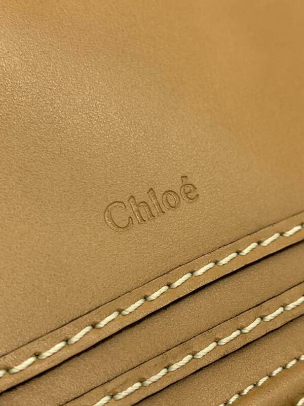 Chloé Top Handle Marcie Brown Leather Shoulder Bag