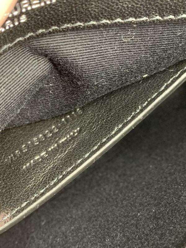 Saint Laurent Monogram Shoulder Sunset Small Black Leather Cross Body Bag