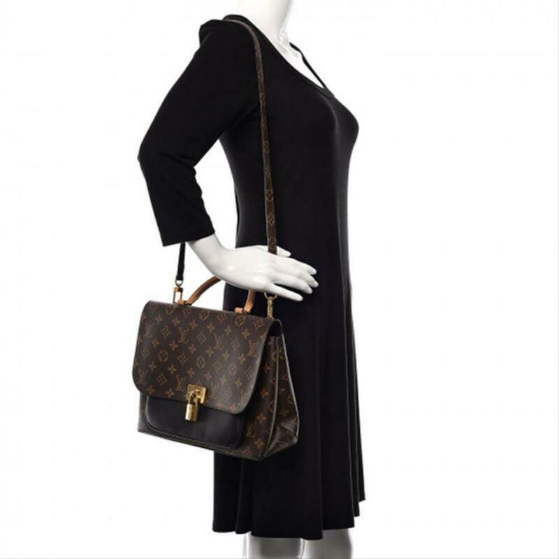 Louis Vuitton Marignan Black Monogram Canvas Shoulder Bag