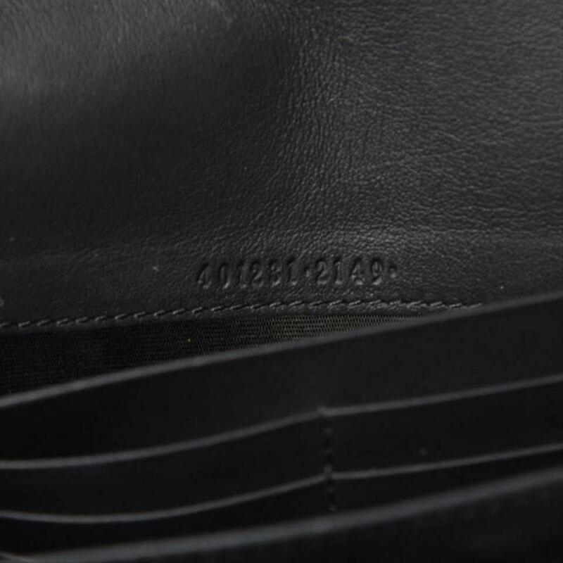 Gucci Chain Wallet Dionysus Mini Black Suede Leather Cross Body Bag