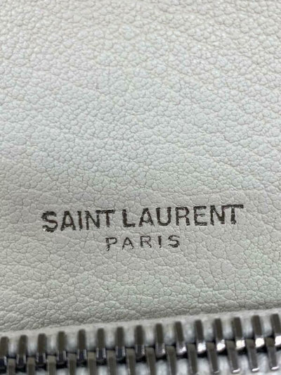 Saint Laurent Women's Medium Monogramme College White Leather Shoulder Bag