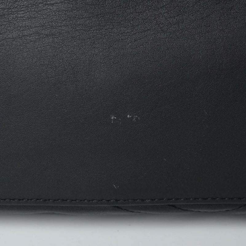 Gucci Marmont Gg Matelasse Black Calfskin Leather Shoulder Bag