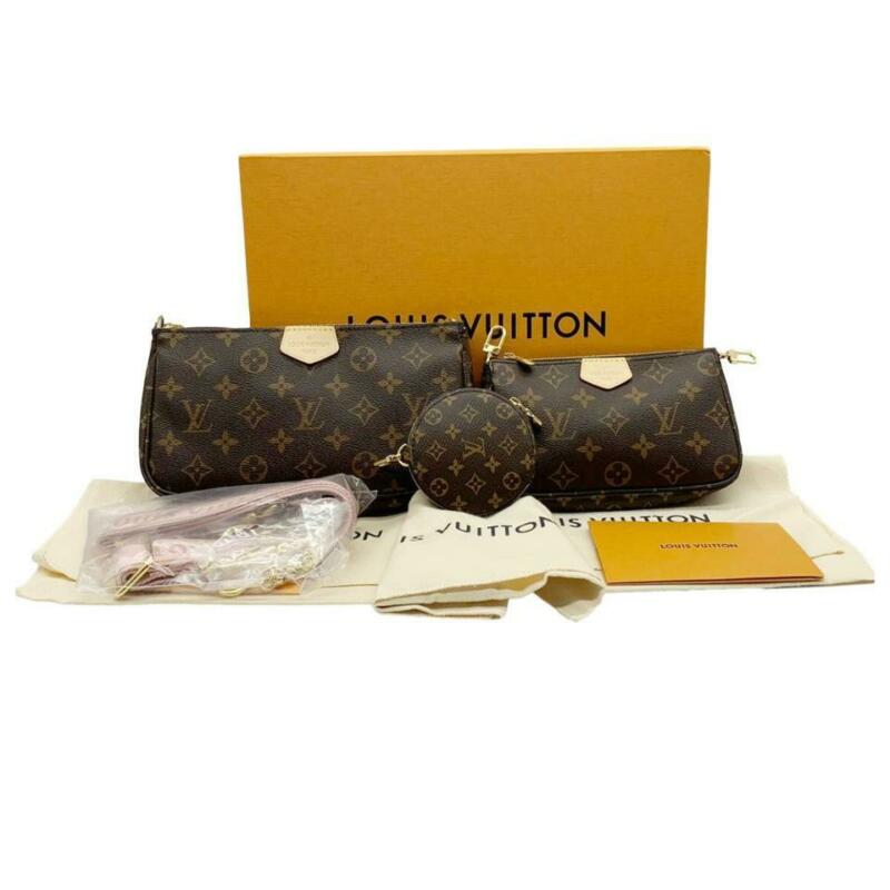 Louis Vuitton Pochette Multi-pochette Accessories Rose Clair Pink Monogram