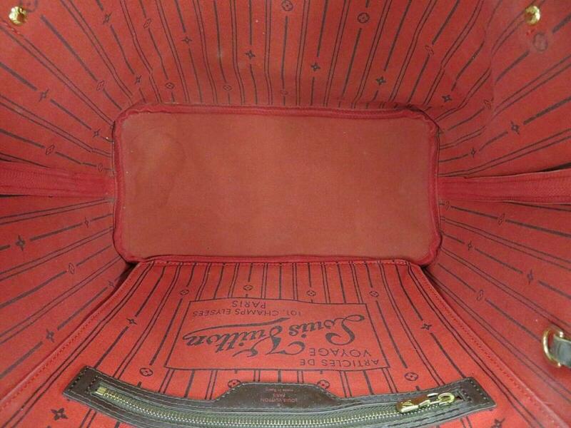 Louis Vuitton Neverfull Mm Brown Damier Ébène Canvas Tote