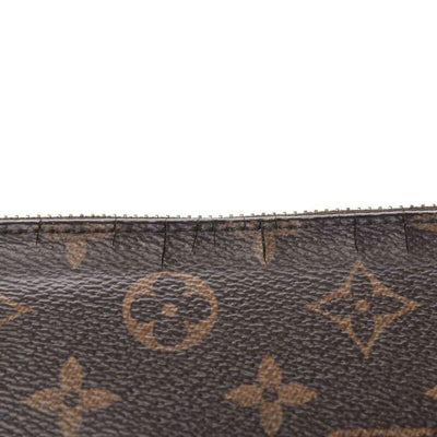 Louis Vuitton Clutch Crossbody Pallas Black Monogram Canvas Shoulder Bag
