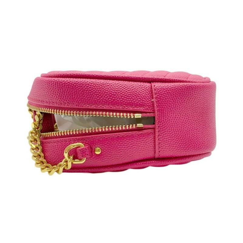 Saint Laurent Loulou Monogram Ysl Camera Pink Leather Cross Body Bag